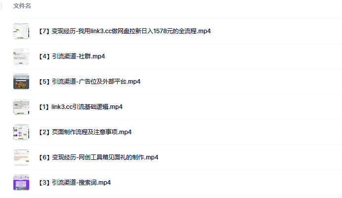 link3.cc聚合链接引流，日引流50＋精准粉-齐力副业