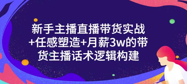 【副业项目3593期】新手如何做直播带货话术：信任感塑造+月薪3w的带货主播话术逻辑构建-齐力副业