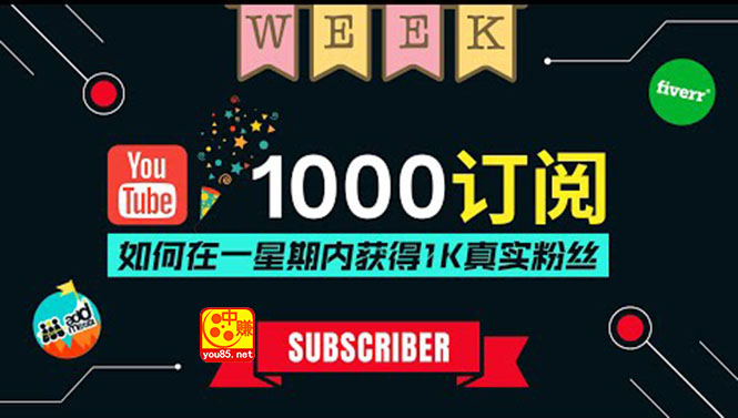 【副业项目3811期】youtube（油管）涨粉教程：一星期内获得1000真实粉丝，免费且快速的方法-齐力副业