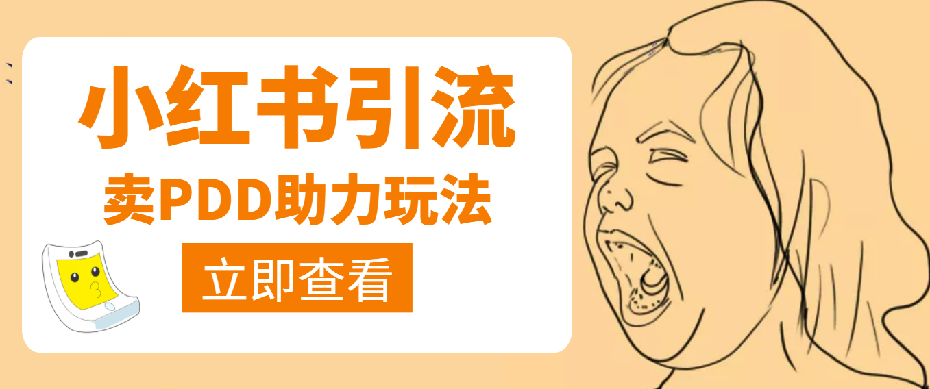 【副业项目4230期】利用小红书卖拼多多助力，日赚100+，顺便还能引个流【视频课程】-齐力副业