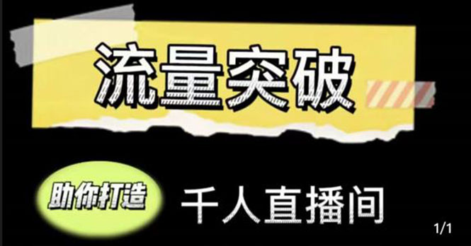 【副业项目4460期】直播运营实战视频课，助你打造千人直播间（14节视频课）-齐力副业