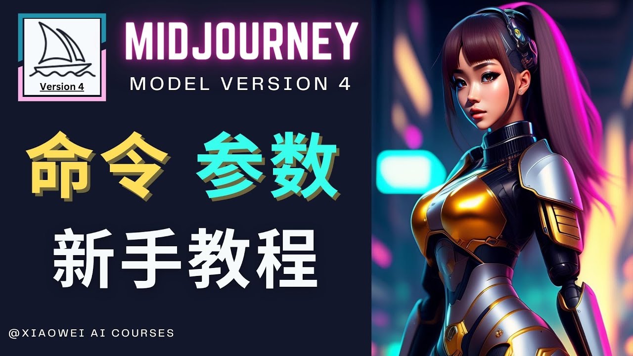 【副业项目5078期】Midjourney新手入门教程，轻松创作顶级图像，命令参数-新手教程-齐力副业