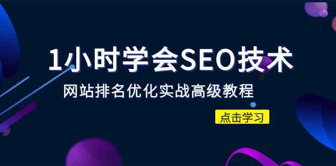 【副业项目6631期】1小时学会SEO技术 网站排名优化实战高级教程-秒杀市面95%收费几千的SEO教程-齐力副业