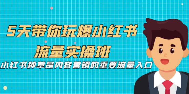 【副业项目7197期】5天带你玩爆小红书流量实操班，小红书种草实战-齐力副业