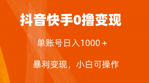 【副业项目8233期】全网首发，单账号收益日入1000＋，简单粗暴，保底5元一单，可批量单操作-齐力副业