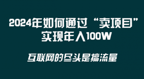 【副业项目8543期】2024年如何通过“卖项目”实现年入100W-齐力副业