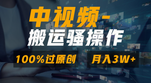 【副业8948期】无脑双重去重原创视频，100%中视频+视频号分成计划-齐力副业