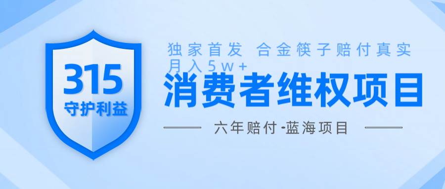 维Q赔付合金筷子玩法小白也能月入5w+风口项目实操-齐力副业