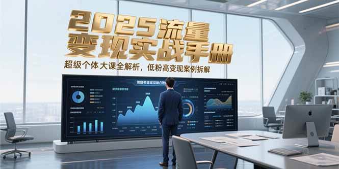 2025流量变现实战手册，超级个体大课全解析，低粉高变现案例拆解-齐力副业