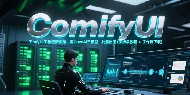 ComfyUI工作流新突破，用OpenAI三模型，批量出图(保姆级教程+工作流下载)-齐力副业