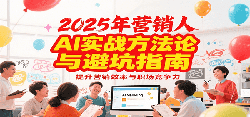 2025年营销实战方法论与避坑指南，利用AI提升营销效率与职场竞争力-齐力副业