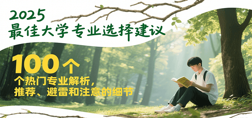 2025最佳大学专业选择建议，100个热门专业解析，推荐、避雷和注意的细节-齐力副业