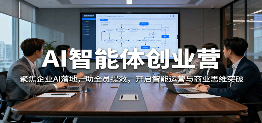 AI智能体创业营：聚焦企业AI落地，助全员提效，开启智能运营与商业思维突破-齐力副业