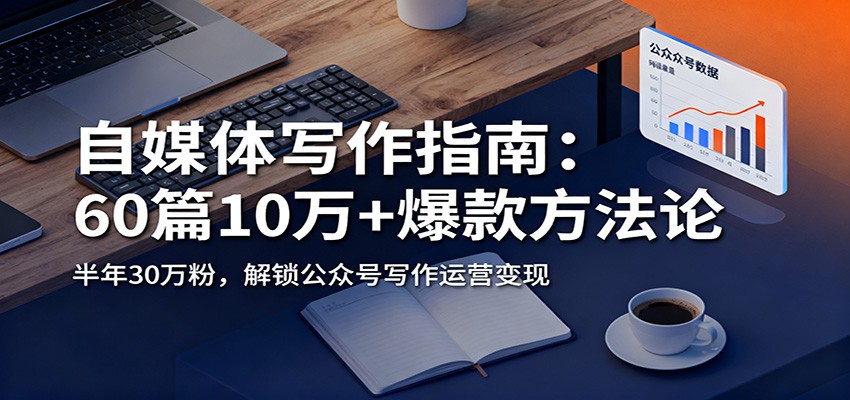 自媒体写作指南：60篇10万+爆款方法论，半年30万粉，解锁公众号写作运营变现-齐力副业
