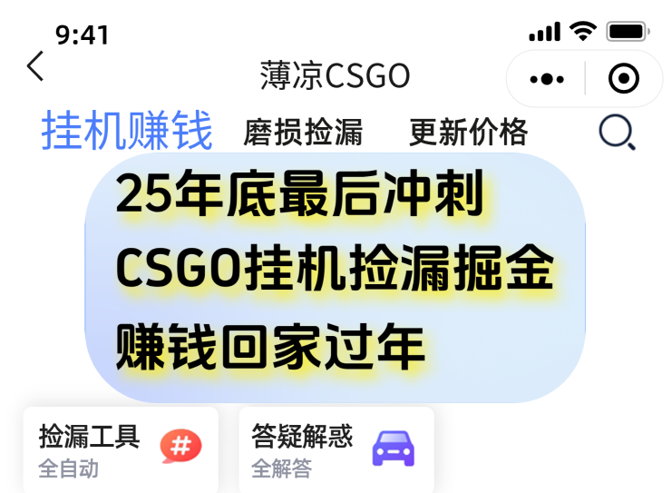 用CSGO游戏挂机捡漏掘金赚钱掘金，一部手机轻松日入500+-齐力副业
