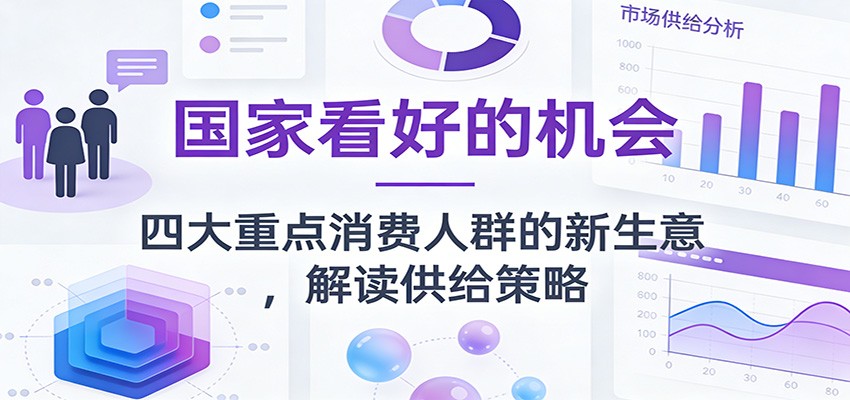 公众号付费文章：国家看好的机会，四大重点消费人群的新生意，解读供给策略-齐力副业