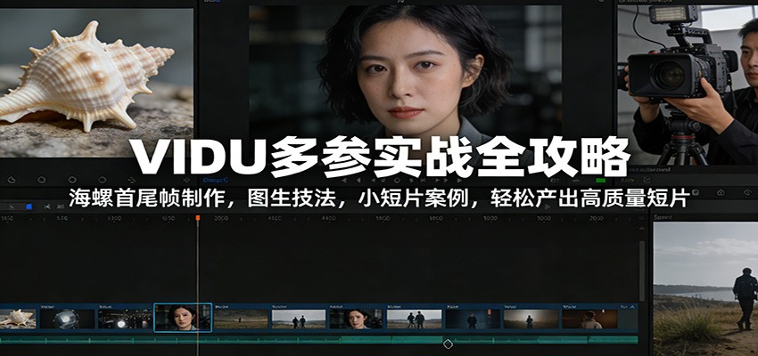 VIDU多参实战全攻略：海螺首尾帧制作，图生技法，小短片案例，轻松产出高质量短片-齐力副业