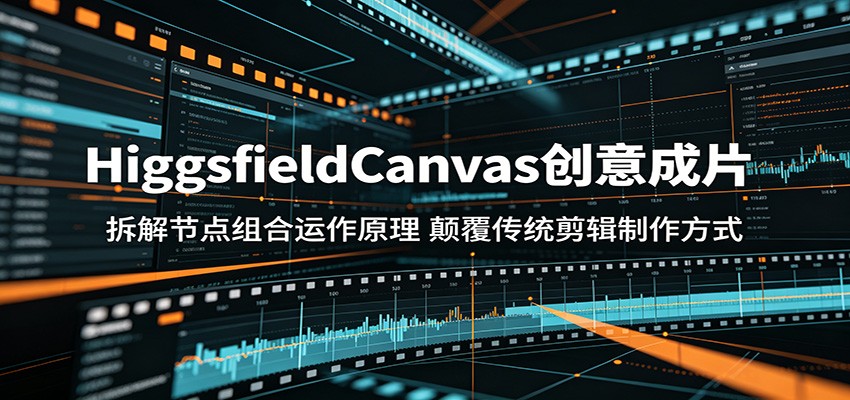 HiggsfieldCanvas创意成片:拆解节点组合运作原理,颠覆传统剪辑制作方式-齐力副业
