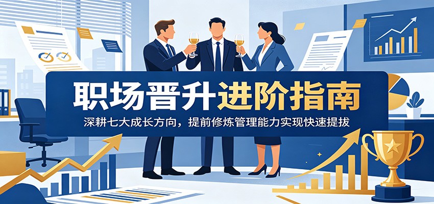 职场晋升进阶指南：深耕七大成长方向，提前修炼管理能力实现快速提拔-齐力副业