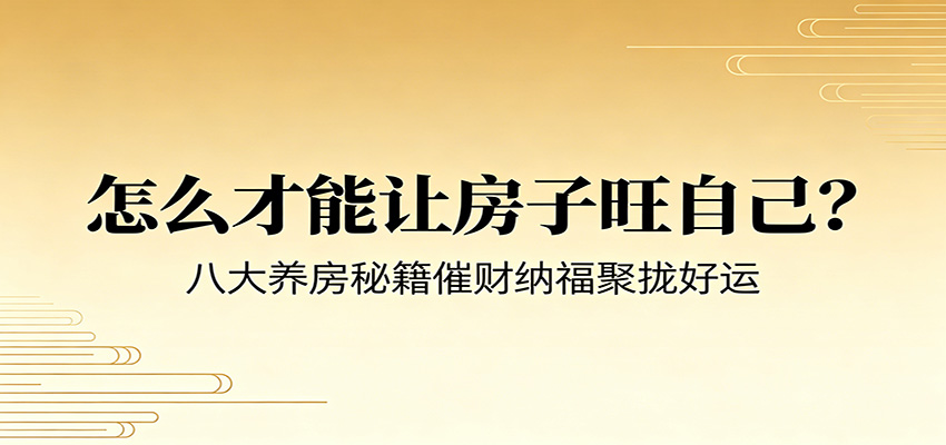 付费文章《怎么才能让房子旺自己？》八大养房秘籍催财纳福聚拢好运-齐力副业