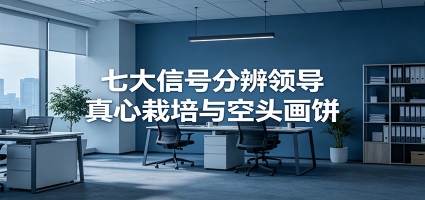 付费文章《七大信号分辨领导真心栽培与空头画饼》读懂管理背后人性逻辑插图 付费文章《七大信号分辨领导真心栽培与空头画饼》读懂管理背后人性逻辑插图