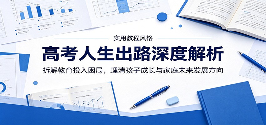 高考人生出路深度解析：拆解教育投入困局，理清孩子成长与家庭未来发展方向-齐力副业