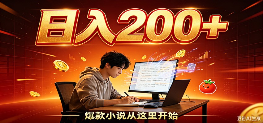 番茄达人变现新玩法，设备后台自动完成阅读任务获取时长收益，全自动运行 每日300+-齐力副业