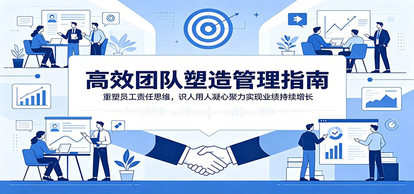 高效团队塑造管理指南:重塑员工责任思维,识人用人凝心聚力实现业绩持续增长-齐力副业