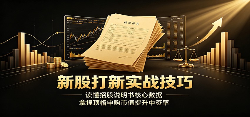 新股打新实战技巧：读懂招股说明书核心数据，拿捏顶格申购市值提升中签率-齐力副业