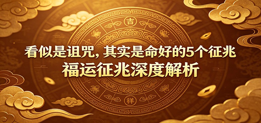 付费文章:《看似是诅咒,其实是命好的5个征兆》福运征兆深度解析-齐力副业