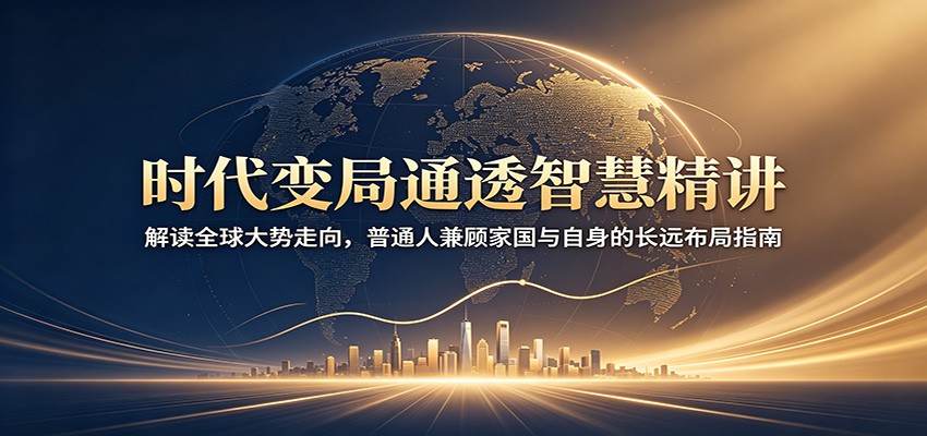 时代变局通透智慧精讲:解读全球大势走向,普通人兼顾家国与自身的长远布局指南-齐力副业