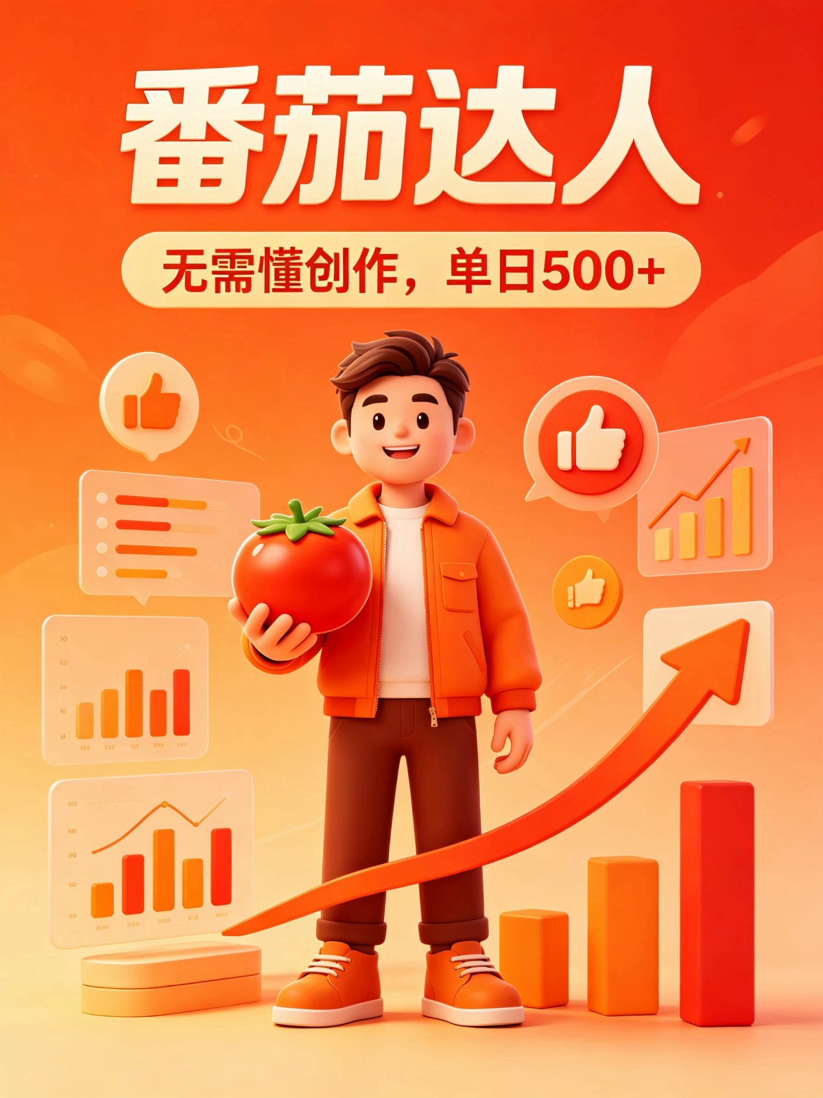 番茄小说达人全自动变现,普通人轻松日入500+-齐力副业