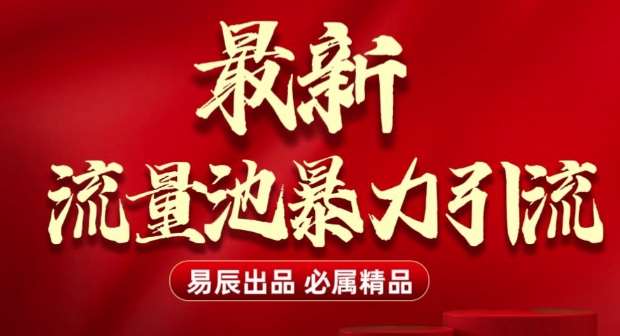 最新“流量池”无门槛暴力引流(全网首发)日引500+-齐力副业