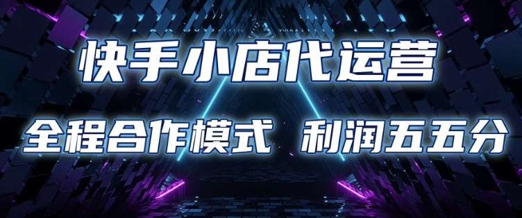 快手小店代运营 限时托管计划 合作模式 利润五五分成【揭秘】-齐力副业