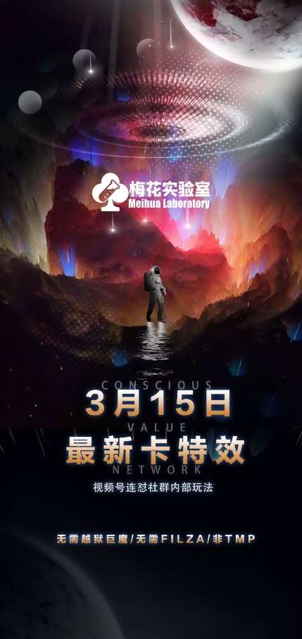 梅花实验室视频号连怼玩法-3月15日最新卡特效技术(无需越狱、巨魔、tmp)-齐力副业