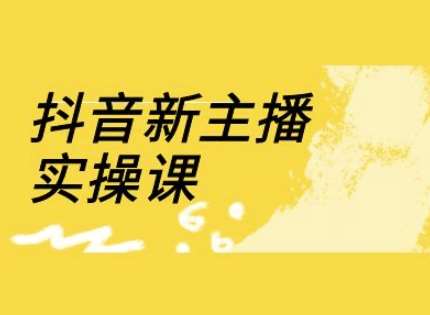 抖音新主播实操课，直播间流量运营线上实操课(18节)-齐力副业