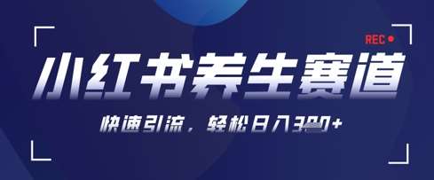 AI+可画生成小红书养生作品，新手暴力起号，矩阵操作，轻松日入3张+-齐力副业