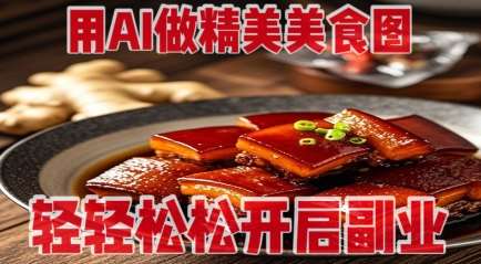 用AI做精美美食图，无需专业设备拍摄，轻轻松松开启副业-齐力副业