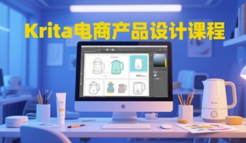 Krita电商产品设计课程,掌握从工具使用到创意落地的全链路设计能力插图 Krita电商产品设计课程,掌握从工具使用到创意落地的全链路设计能力插图