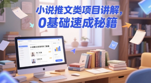小说推文类项目讲解，0 基础速成秘籍-齐力副业