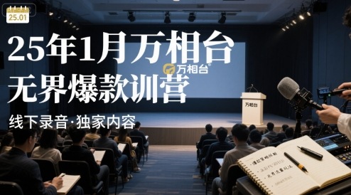 25年1月万相台无界爆款特训营线下录音-齐力副业