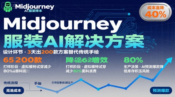 AI在服装领域的运用，使用midjourney做服装辅助企业降低成本-齐力副业