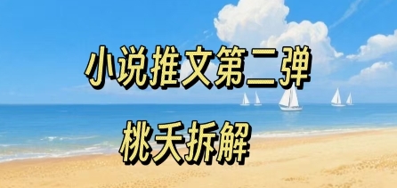 小说推文项目操作全流程第二弹，0粉就能做，门槛低非常适合新手-齐力副业