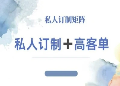 小红书自媒体咨询师IP教程，私人定制+高客单-齐力副业