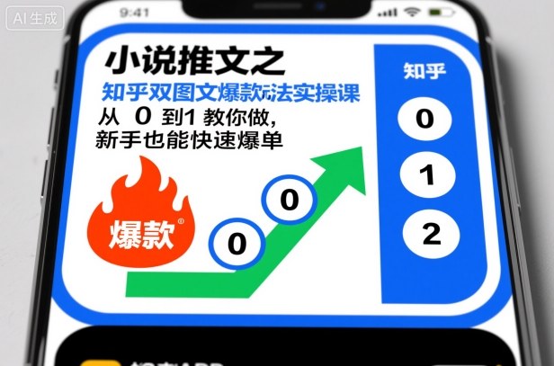 小说推文之知乎双图文爆款玩法实操课，从0到1教你做，新手也能快速爆单-齐力副业