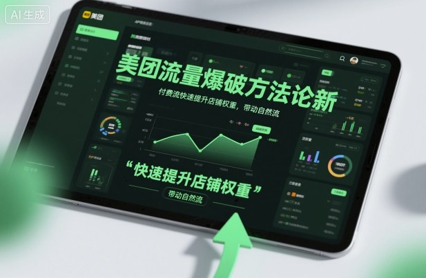 美团流量爆破方法论，付费流快速提升店铺权重，带动自然流-齐力副业