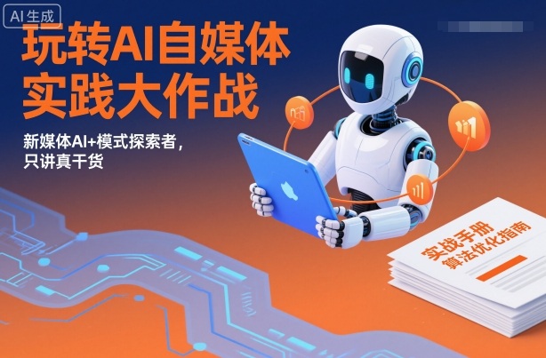玩转AI自媒体实践大作战，新媒体AI+模式探索者，只讲真干货-齐力副业