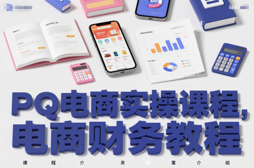 PQ电商实操课程，电商财务教程-齐力副业