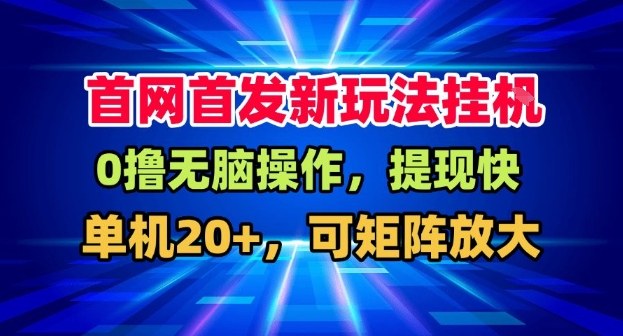 全网首发挂G，盒子自动賺米，单机20+，可矩阵放大，长期稳定运营【揭秘】-齐力副业