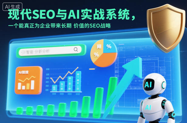 现代SEO与AI实战系统，一个能真正为企业带来长期价值的SEO战略（英语+中文字幕）-齐力副业